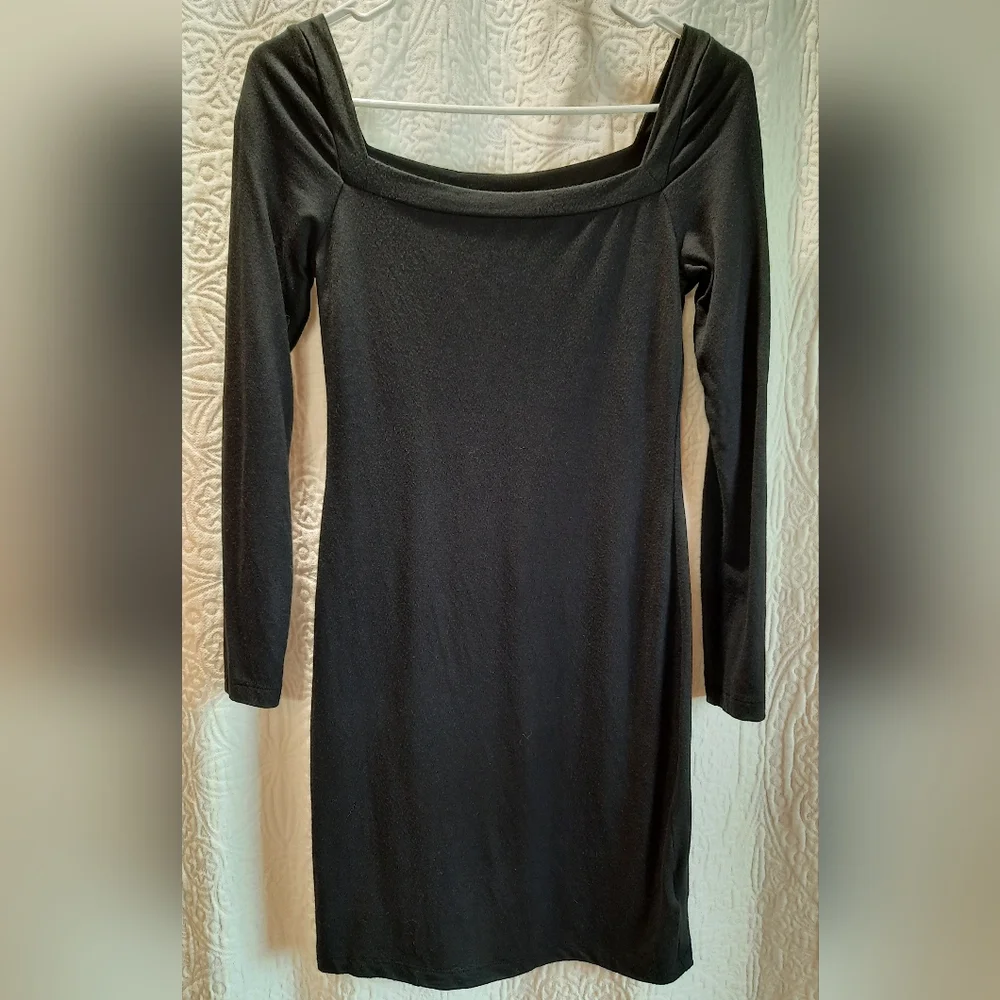 Urban Outfitters Dress Womans Small Black Long Sleeve Formal Party Classic - Picture 2 of 12
